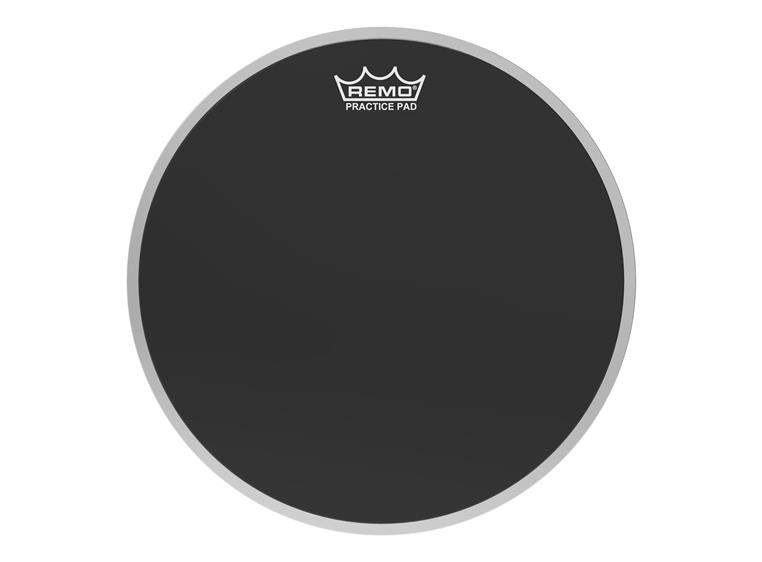 Remo PH-0110-ES- Practice Pad Drumhead Ambassador, Ebony, 10"