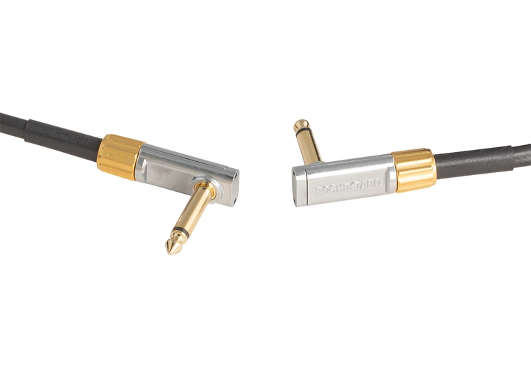 RockBoard Flat Instrument Cable, 300 cm Angled / Angled, Premium Series 