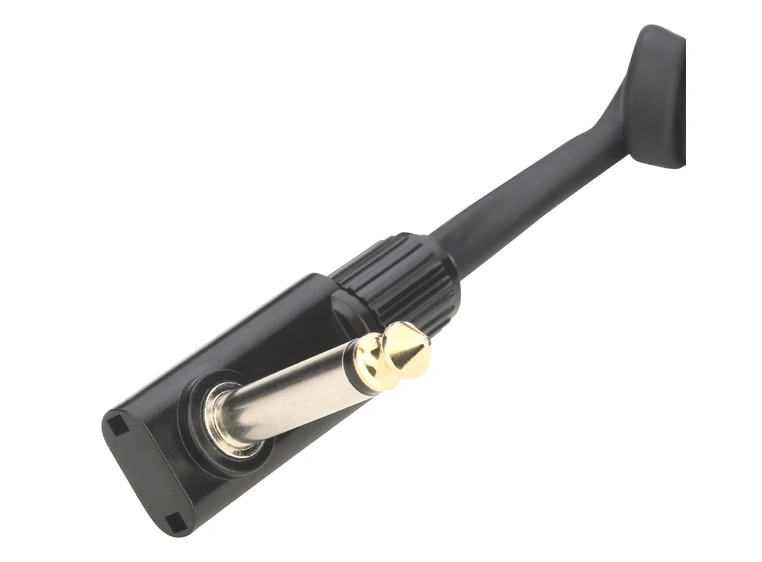 RockBoard Flat Patch Cable, 50 cm Black Coiled Series 