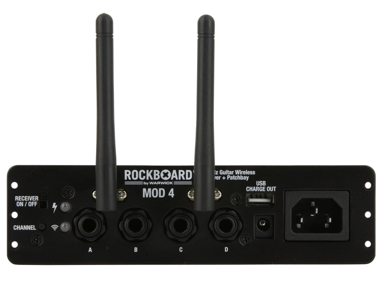 RockBoard MOD 4 - 2.4 GHz Guitar Wireless Receiver + TRS Patchbay 