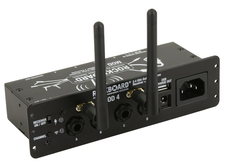 RockBoard MOD 4 - 2.4 GHz Guitar Wireless Receiver + TRS Patchbay 