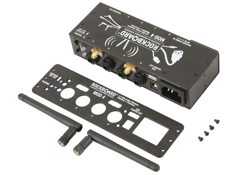 RockBoard MOD 4 - 2.4 GHz Guitar Wireless Receiver + TRS Patchbay 