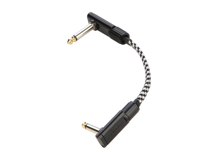 RockBoard Salt&Pepper Tweed Series Flat Patch Cable - 10 cm 