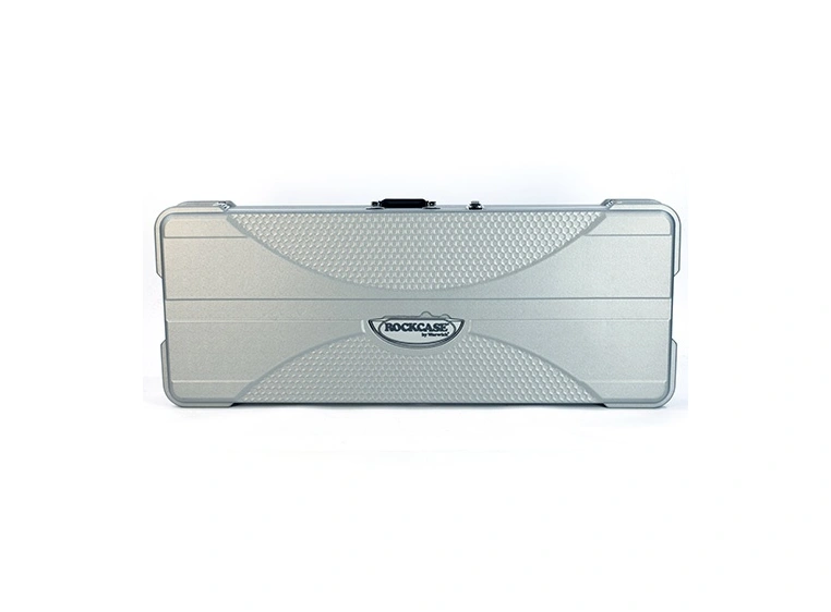 RockCase Electric Guitar ABS Case (XP-Style), Rectangular - Silver 