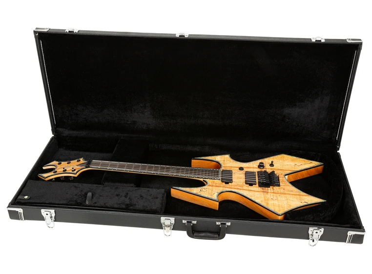 RockCase Electric Guitar Hardshell Case (B.C. Rich Ironbird, Mockingbird) Black 