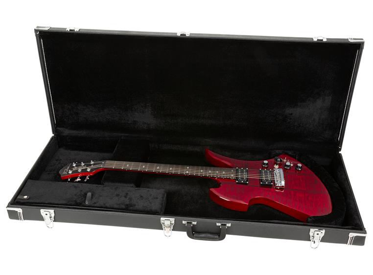 RockCase Electric Guitar Hardshell Case (B.C. Rich Ironbird, Mockingbird) Black