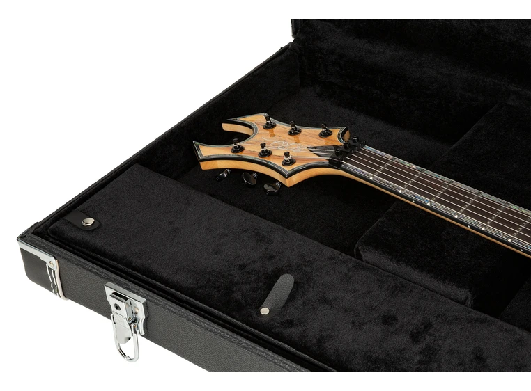 RockCase Electric Guitar Hardshell Case (B.C. Rich Ironbird, Mockingbird) Black 