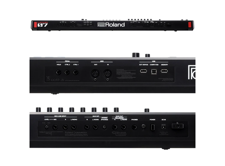 Roland Fantom-07 Synthesizer 76 tangenter 