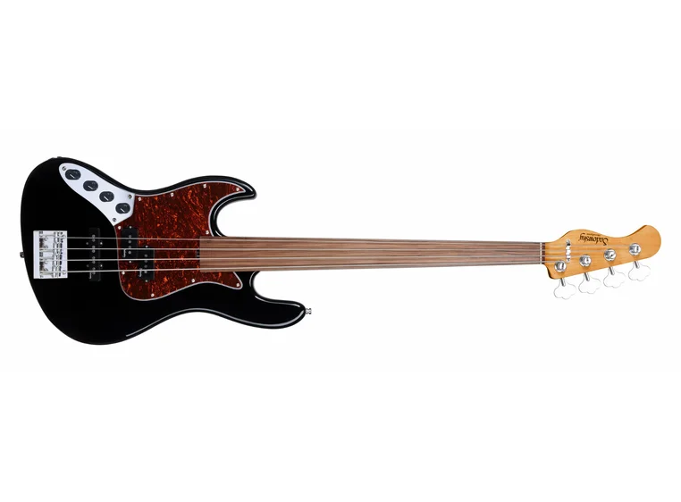 Sadowsky 21 Fret Hybrid PJ Bass 4 BK SHP CHR Act. 2way PJ PU OKU Fretless LH 