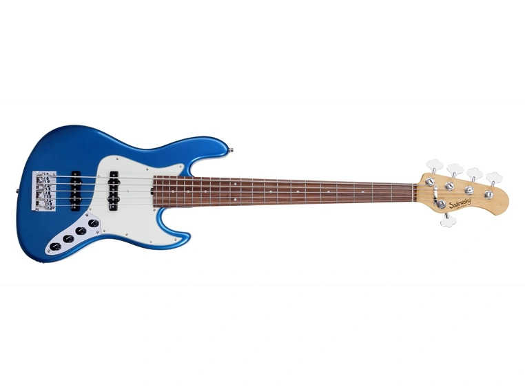 Sadowsky 21 Fret Vintage JJ Bass 5 BL MHP CH Act. 2way JJ PU OKU 