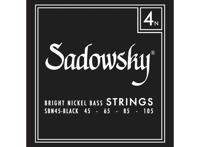 Sadowsky Black Label Bass String Set (045-105) Nickel - 4-String 
