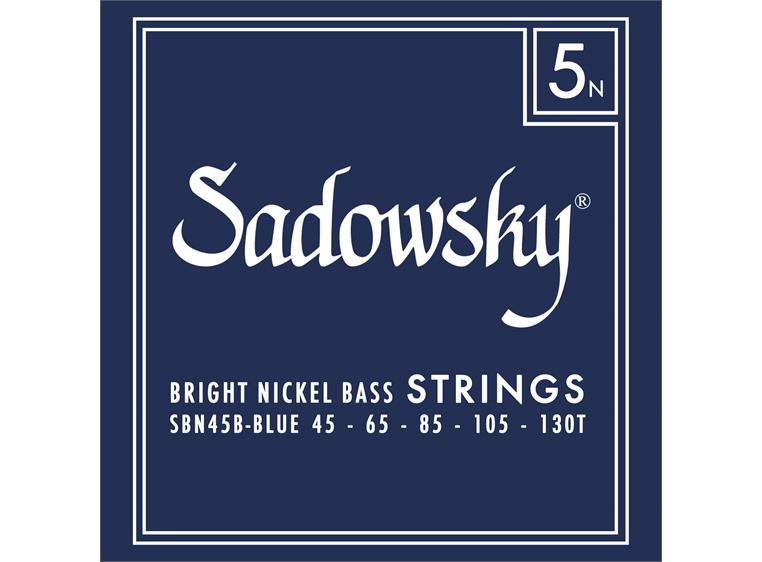 Sadowsky Blue Label Bass String Set (045-130) Nickel, Taperwound - 5-String