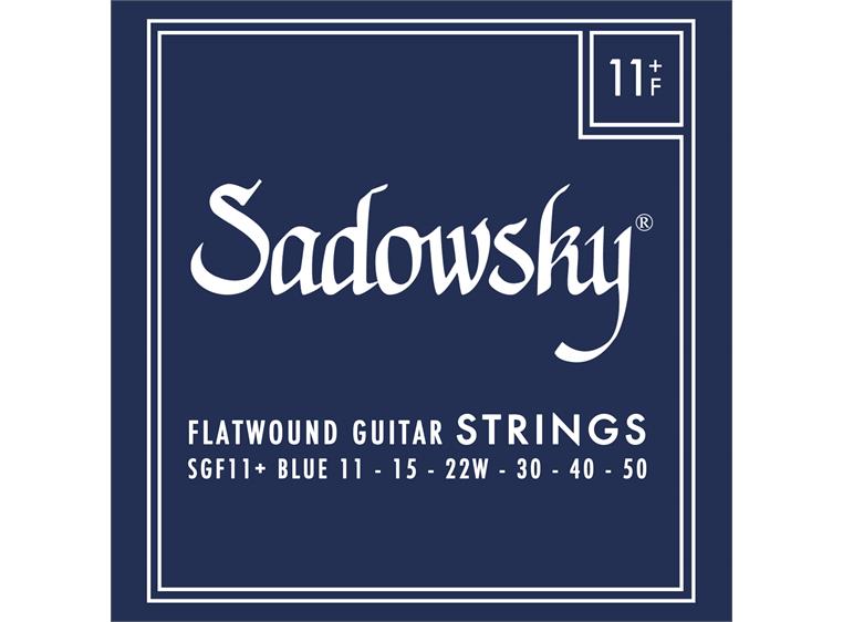 Sadowsky Blue Label Guitar String Set (011-050 Stainless Steel, Flatwound