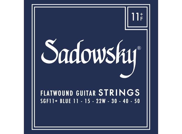 Sadowsky Blue Label Guitar String Set (011-050 Stainless Steel, Flatwound 