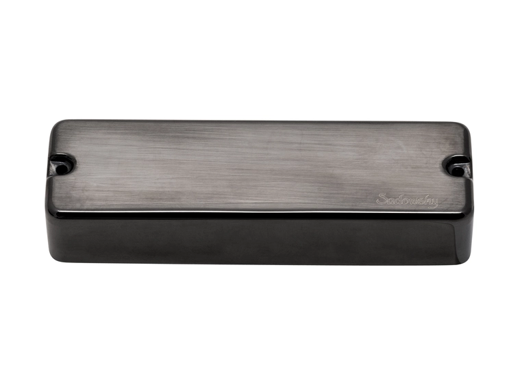 Sadowsky Soapbar Humbucker Bass Pickup DualCoil,BrushBlackChromeCover,5String/B 