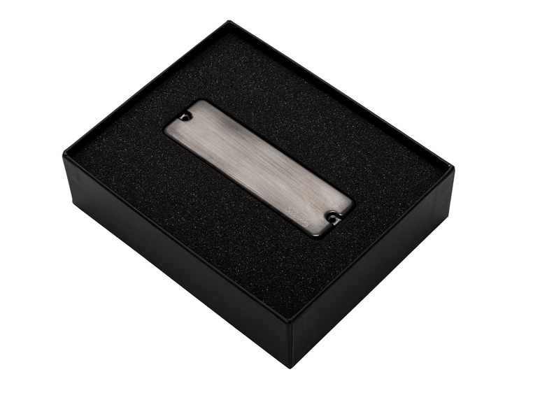 Sadowsky Soapbar Humbucker Bass Pickup DualCoil,BrushBlackChromeCover,5String/B 