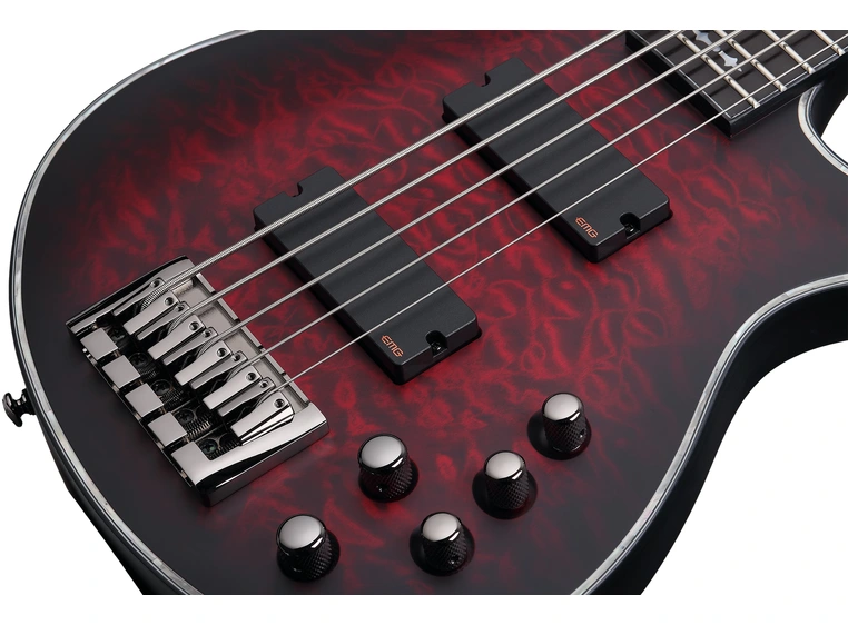 Schecter Hellraiser Extreme-5 Crimson Red Burst Satin (CRBS) 