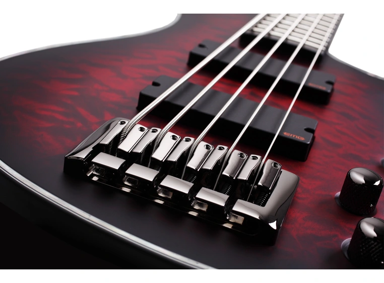Schecter Hellraiser Extreme-5 Crimson Red Burst Satin (CRBS) 