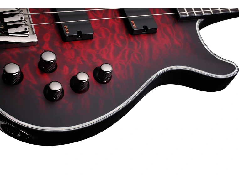 Schecter Hellraiser Extreme-5 Crimson Red Burst Satin (CRBS) 