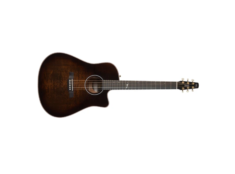 Seagull Artist Peppino Signature CW Bourbon Burst w/ Anthem 