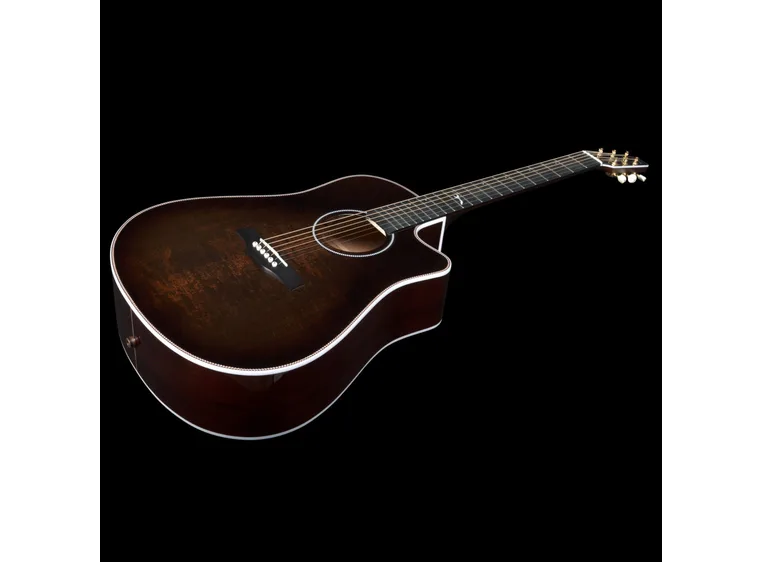 Seagull Artist Peppino Signature CW Bourbon Burst w/ Anthem 