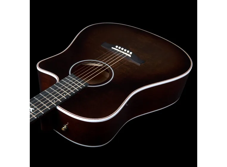 Seagull Artist Peppino Signature CW Bourbon Burst w/ Anthem 