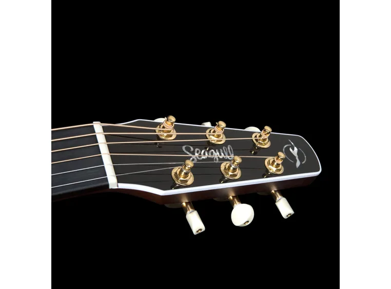 Seagull Artist Peppino Signature CW Bourbon Burst w/ Anthem 