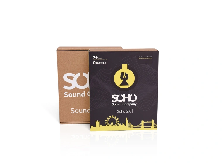 Soho 2.6 Hodetelefoner Grå, støyreduserende 