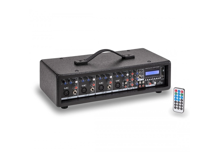 Soundsation PMX-4BT 6-kanals Powermixer 2x100w  #J689J 