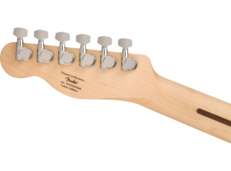 Squier Sonic Telecaster, Maple White Pickguard, Black 