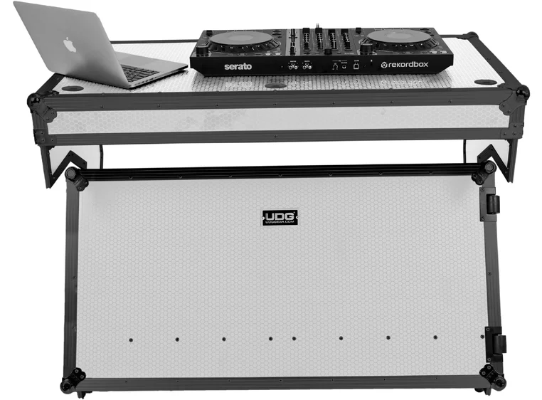 UDG Gear UDG Ultimate Flight Case Portable Z-Style DJ Table White Plus 