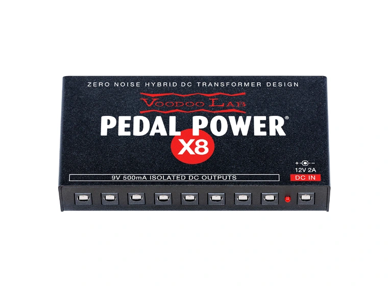 Voodoo Lab Pedal Power X8 Isolated Power Supply w/eight 9V outputs 