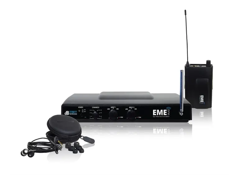 dB Technologies EME One In-ear monitor VHF 170-230 MHz, 8 valgbare kanaler 