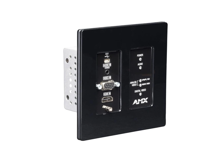 AMX NMX ENC 1115 WP BL AVOIP N1000 Encoder Wallplate, sort 