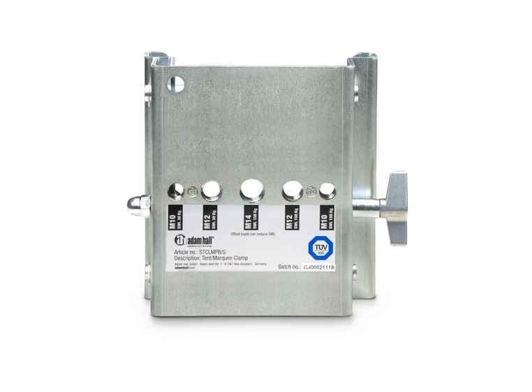 Adam Hall Accessories TENTCLAMP S Adjustable Tent Clamp, Silver (Zinc) 