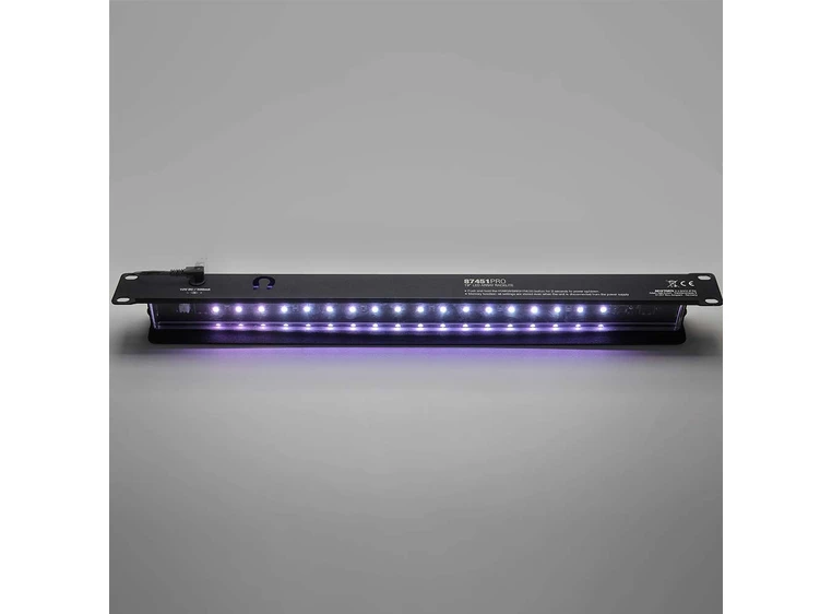 Adam Hall Parts 87451 PRO 19" LED Array Rack Light 1 U white 