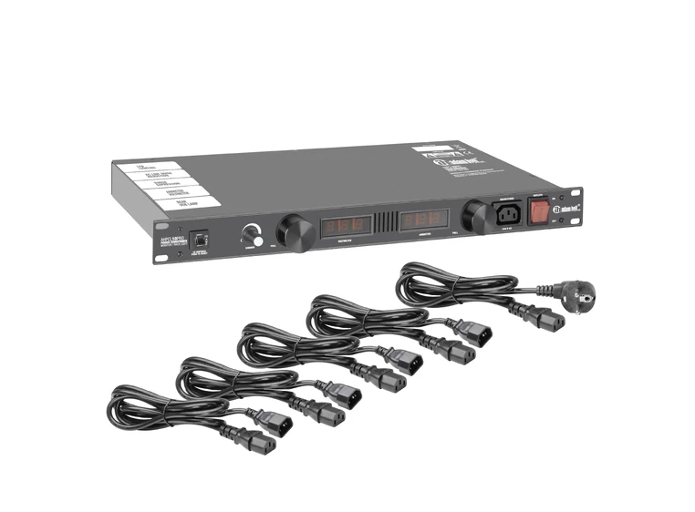 Adam Hall Parts PCL 10 PRO Power Cond., voltmeter, ammeter, light 