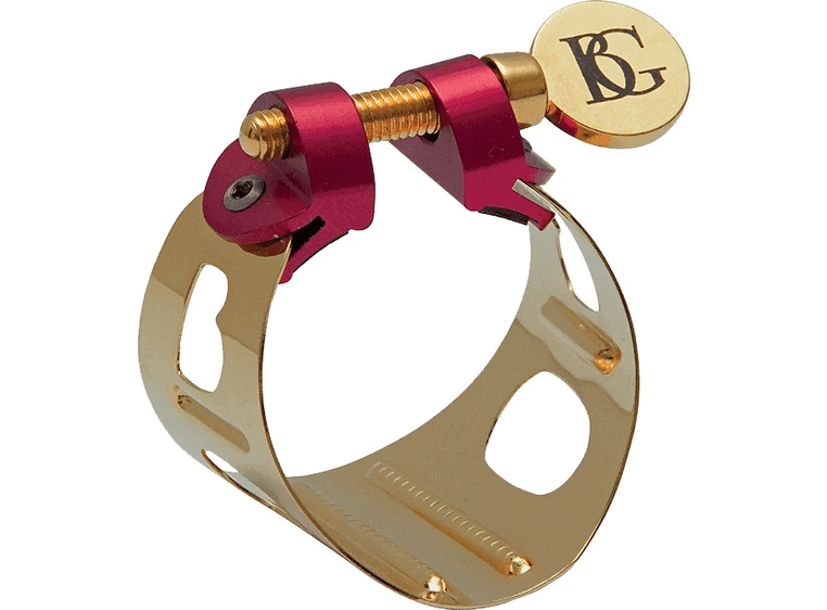 BG DUO-LD1 Ligature Duo gold plated Bb Clarinet/Alto sax 