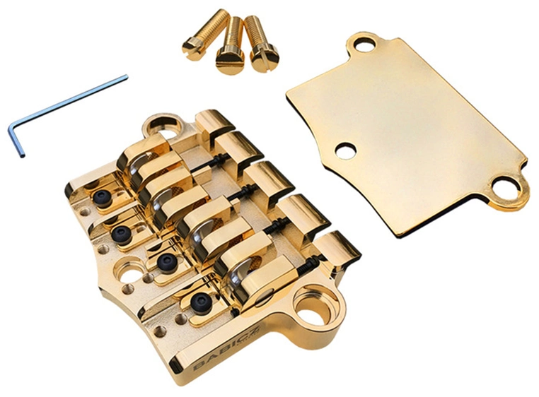 Babicz FCH 3-Point Bass Bridge - Gold 4-String EP-Style 