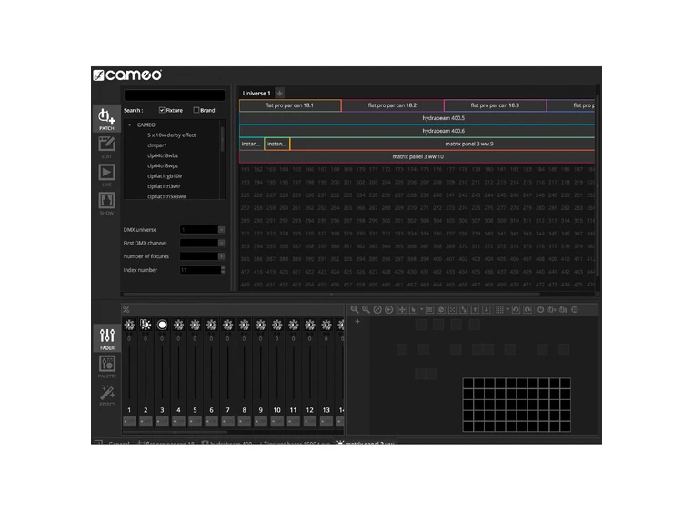 Cameo DVC PRO - 1024-Channel Interface USB-DMX with WiFi Access + Control SW. 