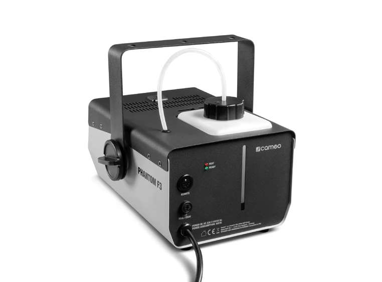 Cameo PHANTOM F3 - Fog Machine 950W Output/Int. Illuminated Fluid Tank 