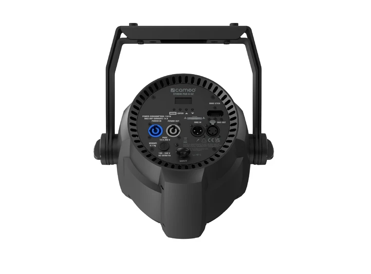 Cameo STUDIO PAR 6 G2 LED PAR Spotlight with 12x12W,  RGBAWUV LED 