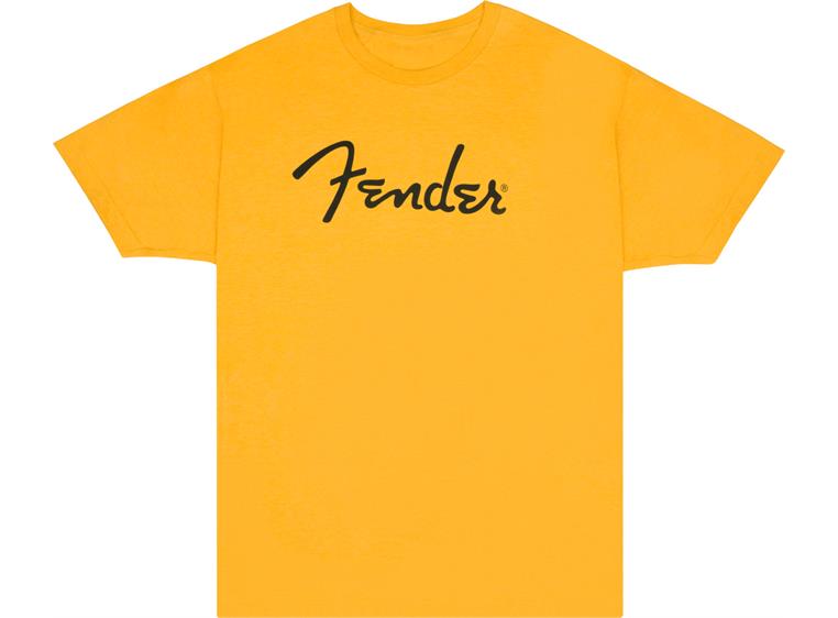 Fender Spaghetti Logo T-Shirt Butterscotch, L
