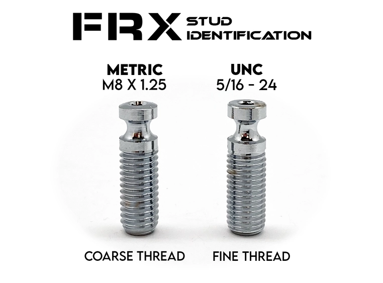 Floyd Rose FRX Bridge Mounting Stud Metric (2 pcs), Satin Gold 