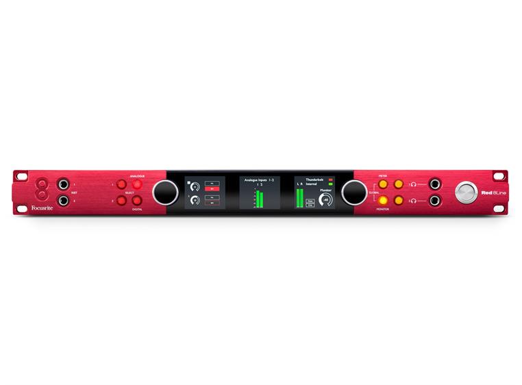 Focusrite Red 8Line Thunderbolt DigiLink-lydkort med Dante