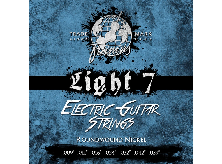 Framus Blue Label Nickel-Plated Steel (009-059) 7-String Light 