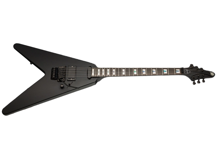 Framus D-Series Artist Line WH-1 Active Framus Pickups, Solid Black Satin 