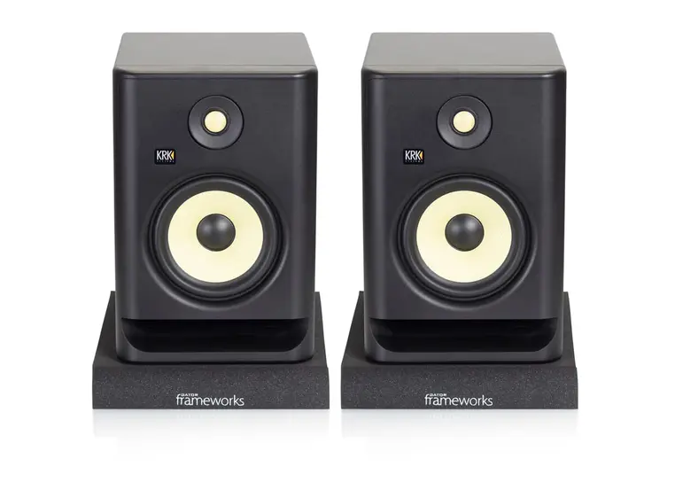 Gator Frameworks GFW-ISOPAD-MD Studio Monitor Isolation Pads - Medium 