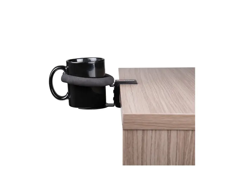 Gator Frameworks GFW-SINGLECUP-DESK Clamping Beverage Holder for Desk Edge 