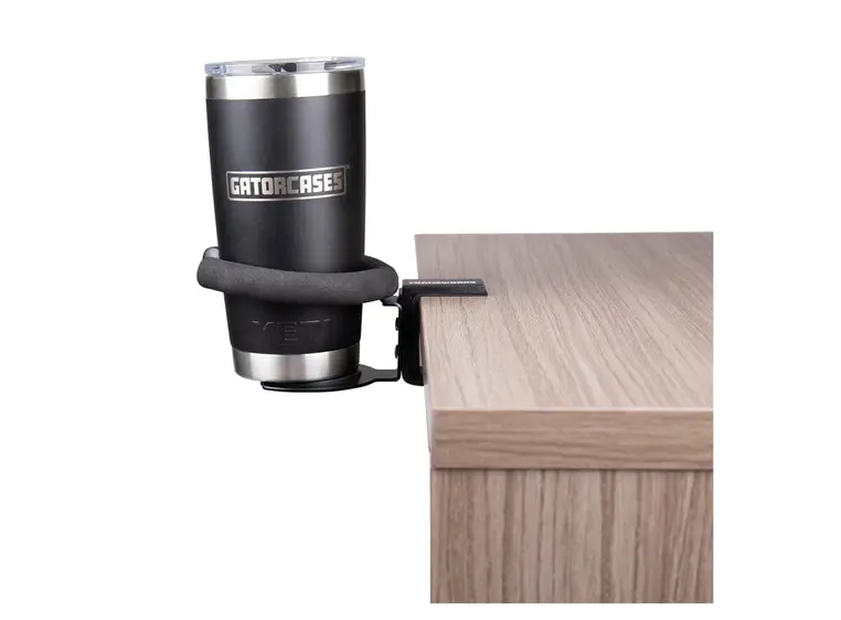 Gator Frameworks GFW-SINGLECUP-DESK Clamping Beverage Holder for Desk Edge 